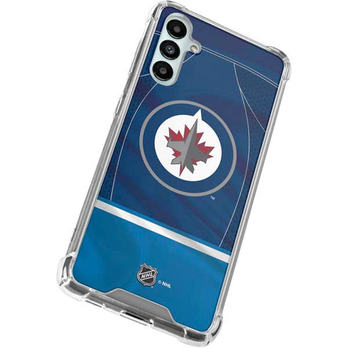 NHL Winnipeg Jets Jersey Galaxy A15 5G Clear Case