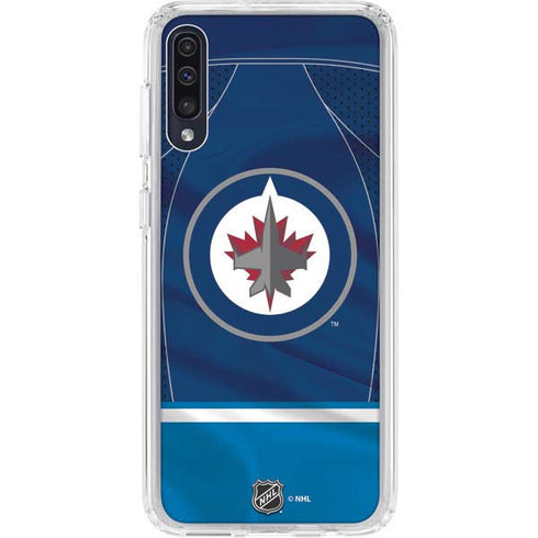 NHL Winnipeg Jets Jersey Galaxy A50 Clear Case