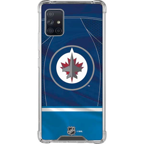 NHL Winnipeg Jets Jersey Galaxy A51 5G Clear Case