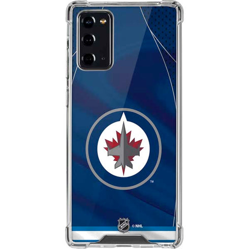 NHL Winnipeg Jets Jersey Galaxy Note20 5G Clear Case