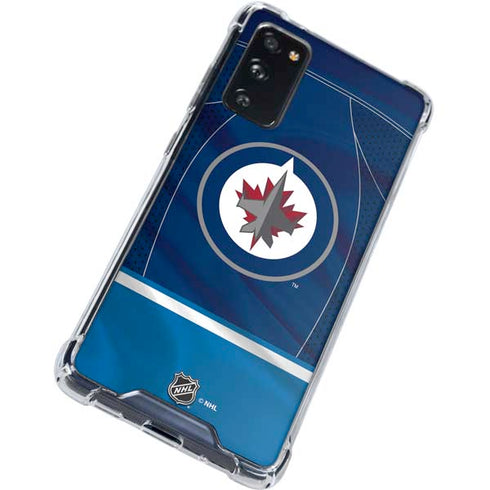 NHL Winnipeg Jets Jersey Galaxy S20 FE Clear Case