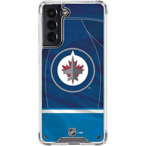 NHL Winnipeg Jets Jersey Galaxy S21 5G Clear Case