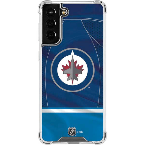 NHL Winnipeg Jets Jersey Galaxy S22 Plus Clear Case