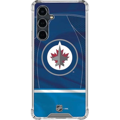 NHL Winnipeg Jets Jersey Galaxy S23 FE Clear Case