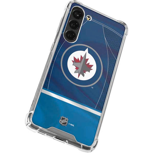 NHL Winnipeg Jets Jersey Galaxy S23 Plus Clear Case