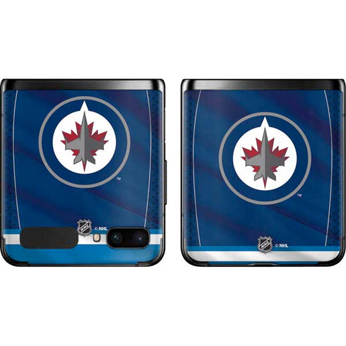NHL Winnipeg Jets Jersey Galaxy Z Flip Skin