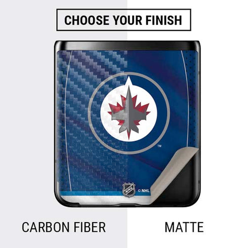 NHL Winnipeg Jets Jersey Galaxy Z Flip Skin