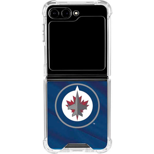 NHL Winnipeg Jets Jersey Galaxy Z Flip5 5G Clear Case