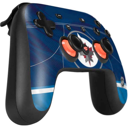 NHL Winnipeg Jets Jersey Google Stadia Controller Skin