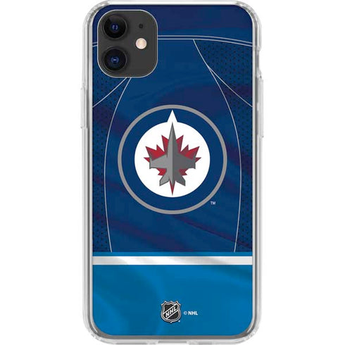 NHL Winnipeg Jets Jersey iPhone 11 Clear Case