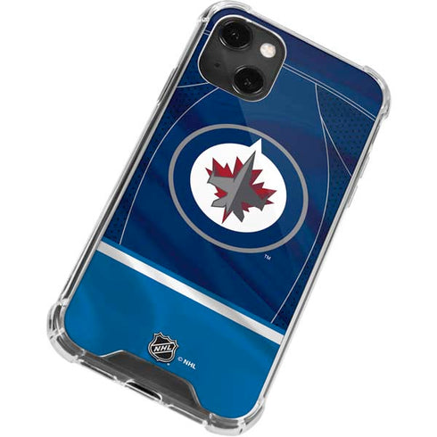 NHL Winnipeg Jets Jersey iPhone 14 Plus Clear Case