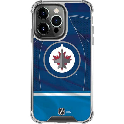 NHL Winnipeg Jets Jersey iPhone 14 Pro Clear Case