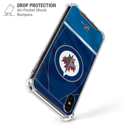 NHL Winnipeg Jets Jersey iPhone XS Max Clear Case