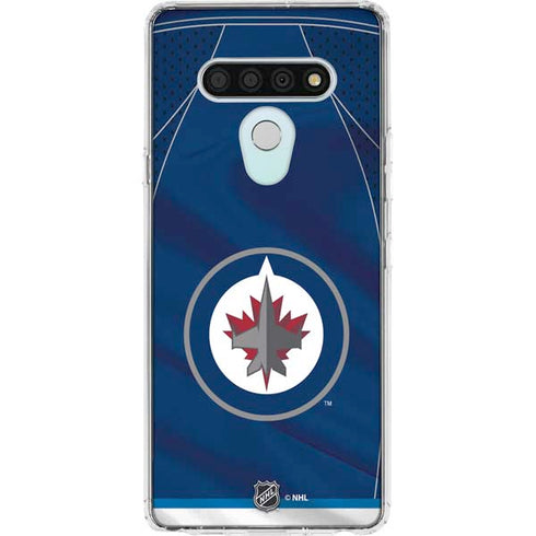 NHL Winnipeg Jets Jersey LG Stylo 6 Clear Case
