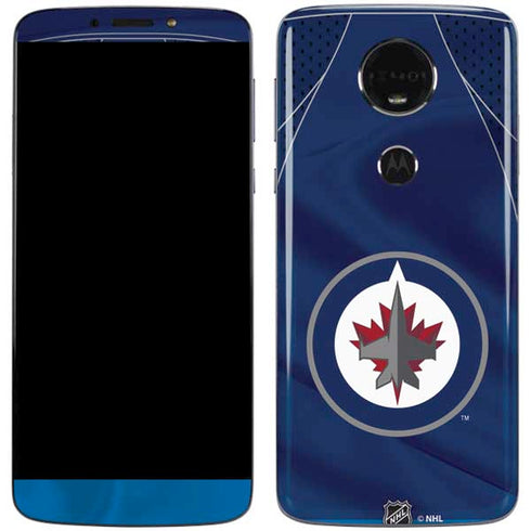 NHL Winnipeg Jets Jersey Moto E5 Plus Skin