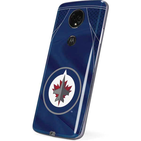 NHL Winnipeg Jets Jersey Moto E5 Plus Skin