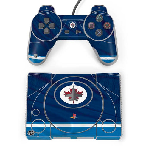 NHL Winnipeg Jets Jersey PlayStation Classic Bundle Skin