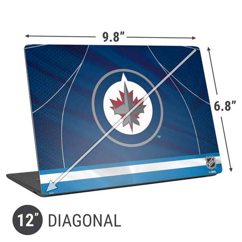 NHL Winnipeg Jets Jersey Universal Laptop 12in (9.8 x 6.8in) Skin