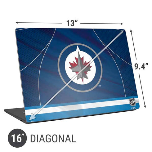 NHL Winnipeg Jets Jersey Universal Laptop 16in (13 x 9.4in) Skin