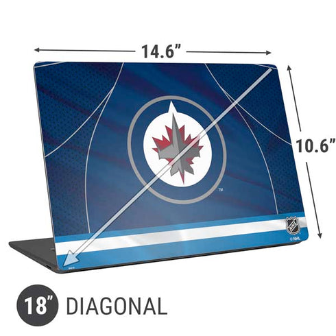 NHL Winnipeg Jets Jersey Universal Laptop 18in (14.6 x 10.6in) Skin