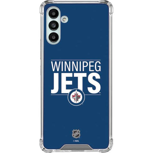 NHL Winnipeg Jets Lineup Galaxy A13 5G Clear Case