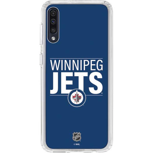NHL Winnipeg Jets Lineup Galaxy A50 Clear Case