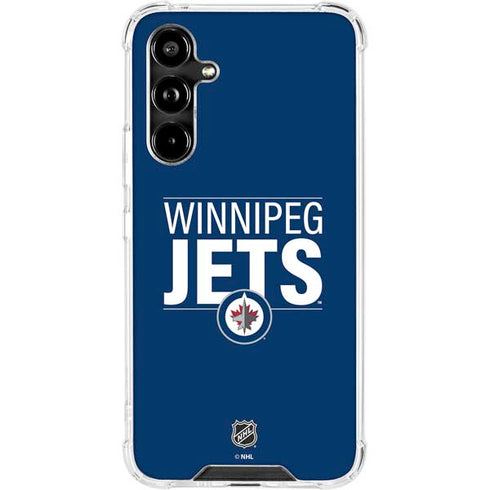 NHL Winnipeg Jets Lineup Galaxy A54 5G Clear Case