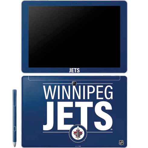 NHL Winnipeg Jets Lineup Galaxy Book 12in Skin