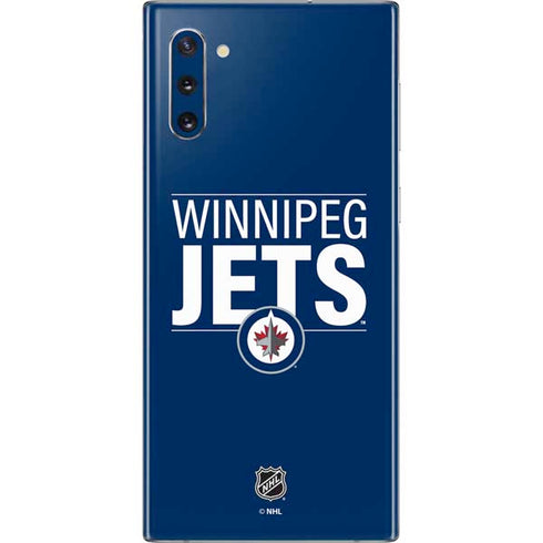 NHL Winnipeg Jets Lineup Galaxy Note 10 Skin