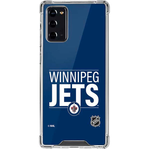 NHL Winnipeg Jets Lineup Galaxy Note20 5G Clear Case