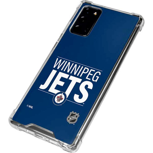 NHL Winnipeg Jets Lineup Galaxy Note20 5G Clear Case
