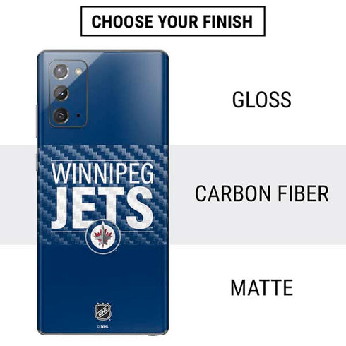 NHL Winnipeg Jets Lineup Galaxy Note20 5G Skin