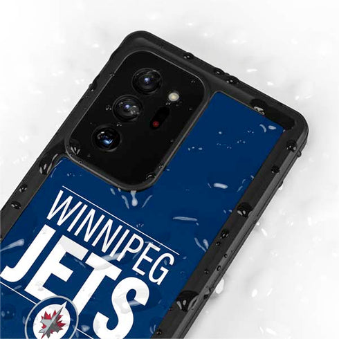 NHL Winnipeg Jets Lineup Galaxy Note20 Ultra 5G Waterproof Case
