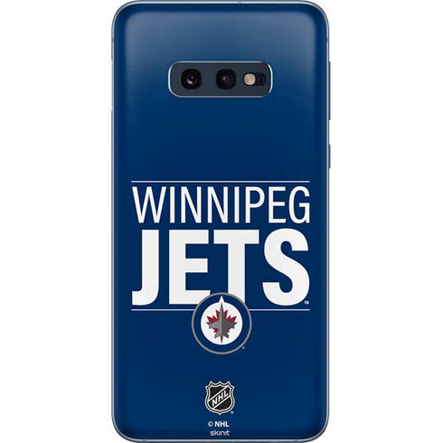 NHL Winnipeg Jets Lineup Galaxy S10e Skin