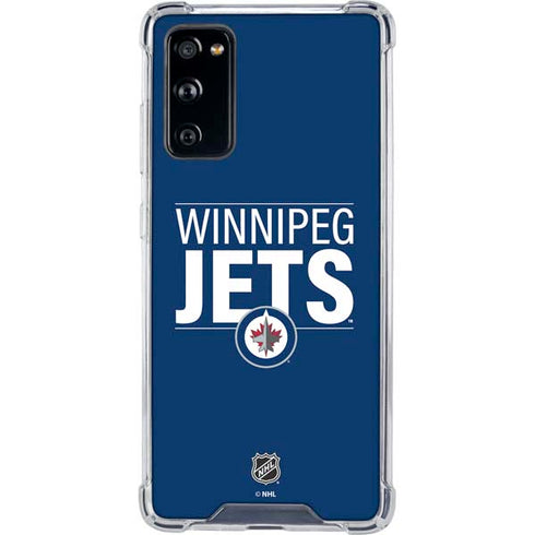 NHL Winnipeg Jets Lineup Galaxy S20 FE Clear Case