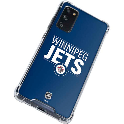 NHL Winnipeg Jets Lineup Galaxy S20 FE Clear Case
