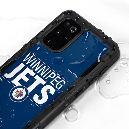 NHL Winnipeg Jets Lineup Galaxy S20 Plus Waterproof Case