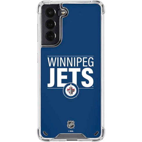 NHL Winnipeg Jets Lineup Galaxy S21 5G Clear Case