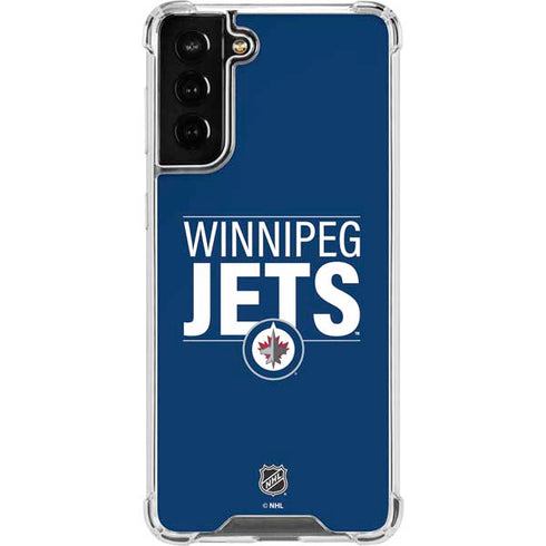 NHL Winnipeg Jets Lineup Galaxy S21 FE Clear Case