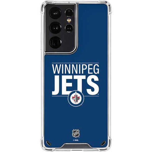 NHL Winnipeg Jets Lineup Galaxy S21 Ultra 5G Clear Case