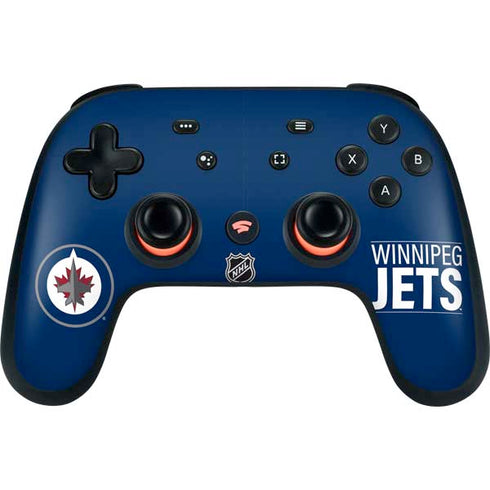 NHL Winnipeg Jets Lineup Google Stadia Controller Skin