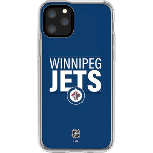 NHL Winnipeg Jets Lineup iPhone 11 Pro Clear Case
