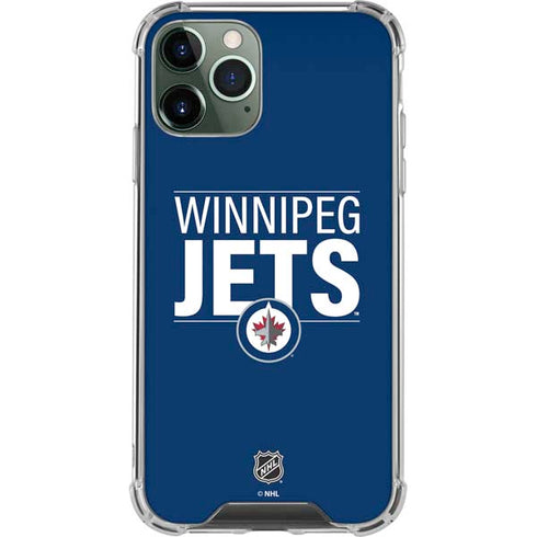 NHL Winnipeg Jets Lineup iPhone 11 Pro Max Clear Case