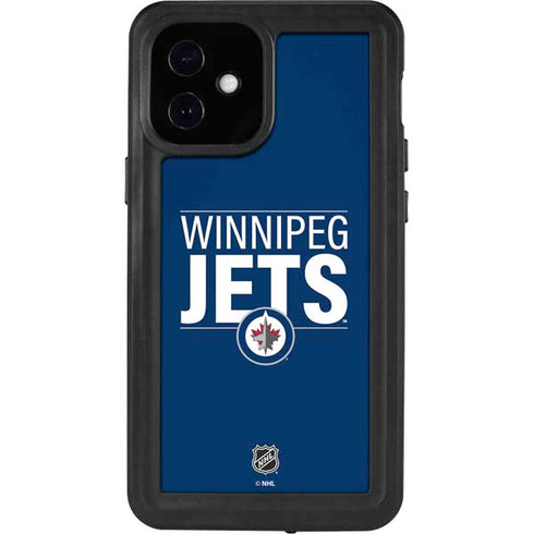 NHL Winnipeg Jets Lineup iPhone 12 Mini Waterproof Case
