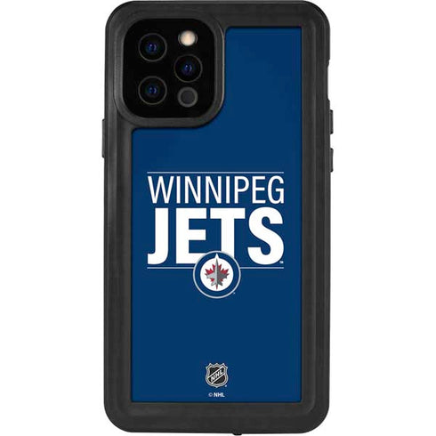 NHL Winnipeg Jets Lineup iPhone 12 Pro Waterproof Case