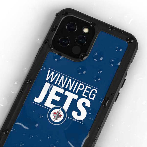 NHL Winnipeg Jets Lineup iPhone 12 Pro Waterproof Case