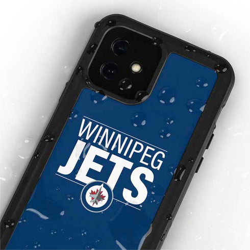 NHL Winnipeg Jets Lineup iPhone 12 Waterproof Case