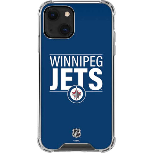 NHL Winnipeg Jets Lineup iPhone 13 Mini Clear Case
