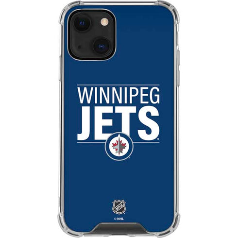 NHL Winnipeg Jets Lineup iPhone 14 Plus Clear Case