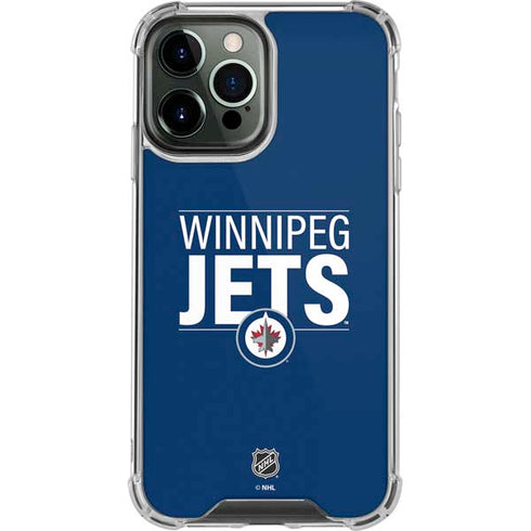 NHL Winnipeg Jets Lineup iPhone 15 Pro Max Clear Case
